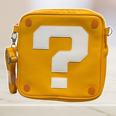 super mario Question Block Shoulder Bag from Universal Studios