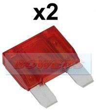 PAIR OF 12V 24V VOLT 50A AMP RED MAXI BLADE FUSES KIT CAR VAN MARINE TRUCK