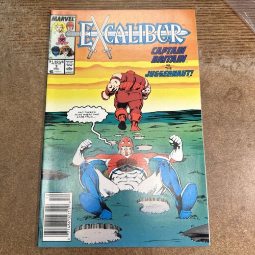 EXCALIBUR #3 Newsstand Marvel Comics 1988 WE COMB-SHIP Bagged And Boarded  - Afbeelding 1 van 3
