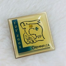 FDF 2008 Ontario Canada Souvenir Enamel Lapel Pin