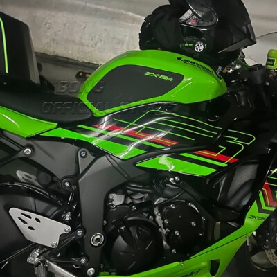 For KAWASAKI NINJA ZX6R 2024+ Fuel Tank Pad Anti-slip Side Pads ZX