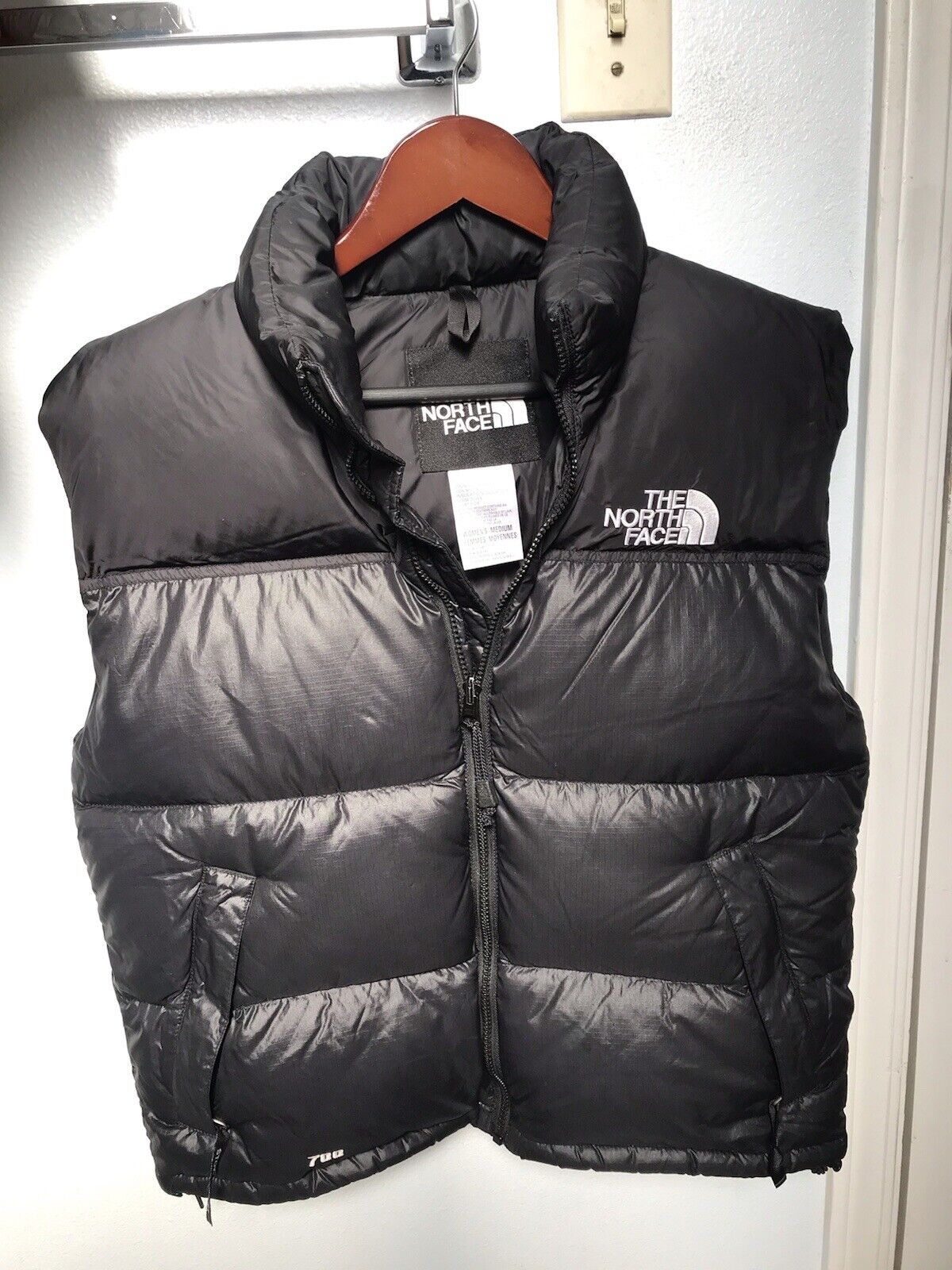 Sta in plaats daarvan op Pakistan Wizard The North Face Vintage Nuptse Puffer Vest 700 Goose Down Black Women's M |  eBay