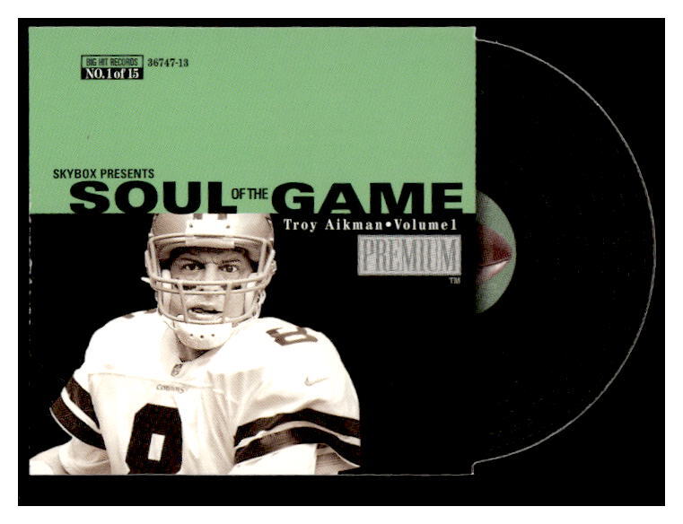 1998 SkyBox Premium Soul of the Game 1 SG Troy Aikman Dallas Cowboys