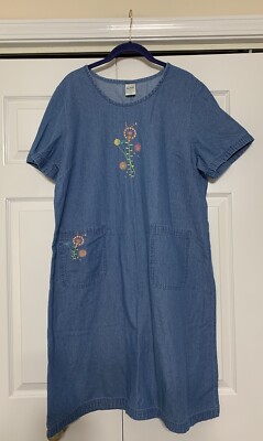 green emerald velvet dress Stetson Women's Lavish Embroidered Denim Western Shirt Dress in Dark Wash