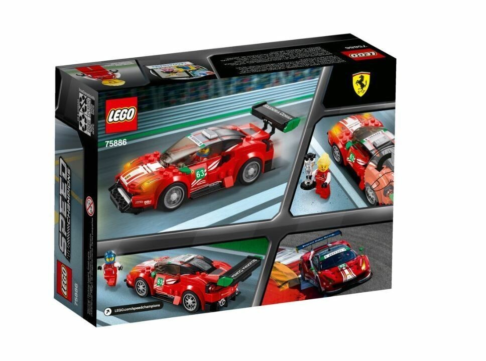 LEGO 75886 Speed Champions Ferrari 488 GT3 Scuderia Corsa NIB