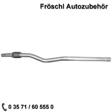 für Opel Corsa B 1.0i 12V Hosenrohr repair tube mit Flexrohr Rohr Auspuffrohr a*
