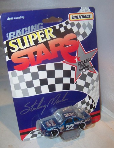 1:64 MATCHBOX RACING SUPER STARS NASCAR 1992 #22 MAXWELL HOUSE STERLING MARLIN