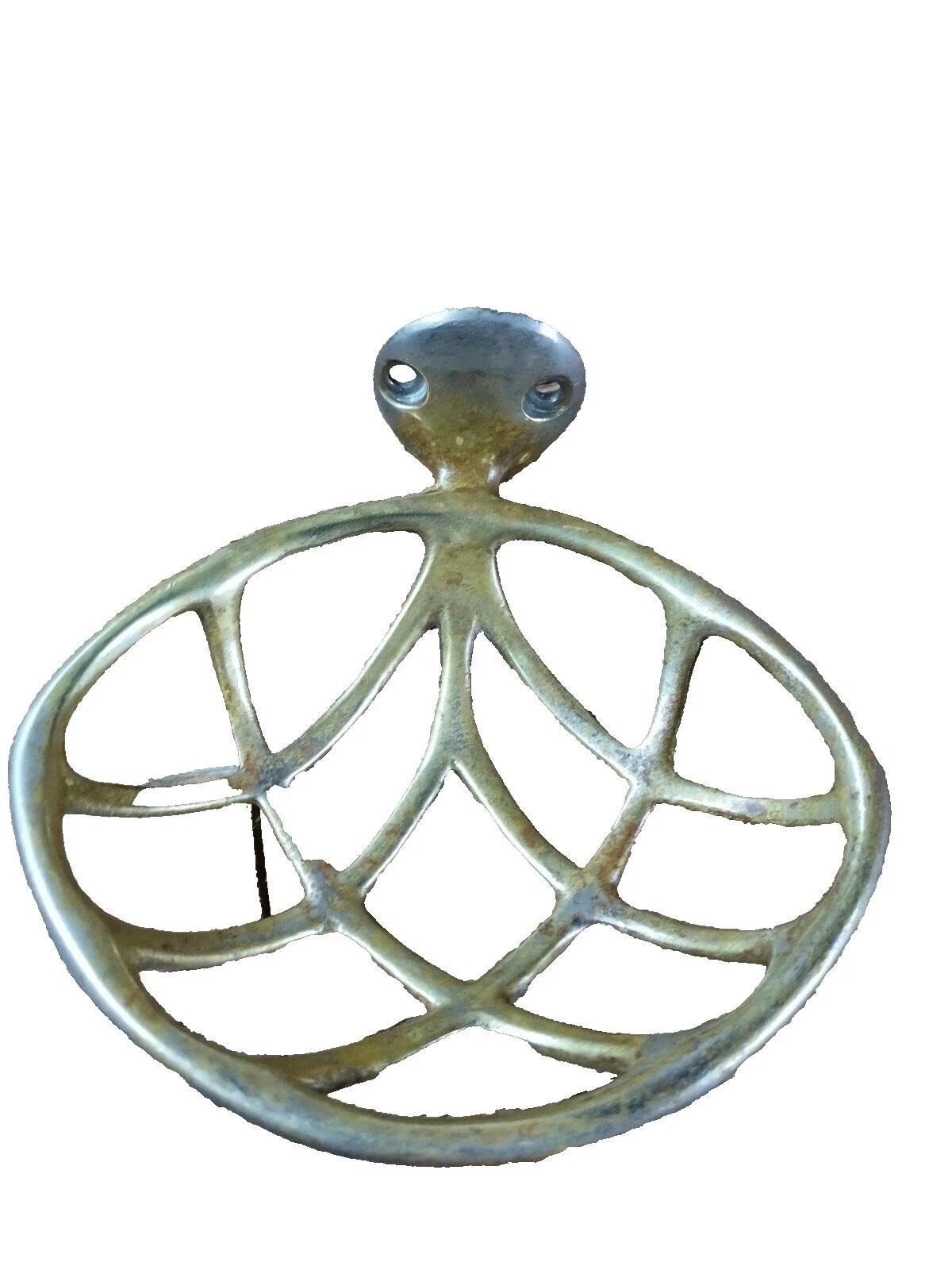 Original Art Nouveau latón antiguo antigüedades arquitectónicas y para Jardín