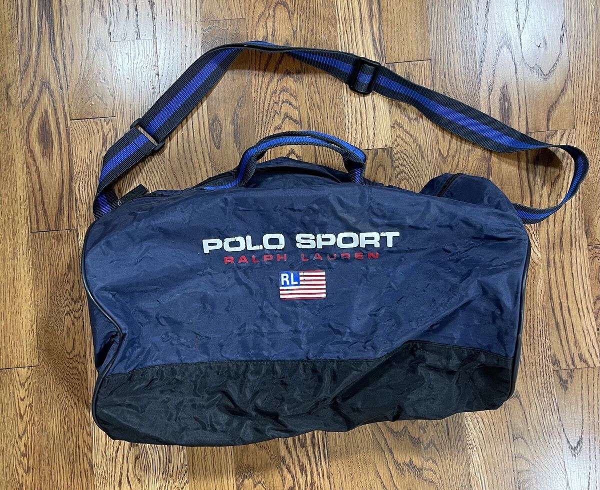 Vintage 90s Polo Ralph Lauren Polo Sport Duffle Bag Navy Vintage 90s Polo Ralph Lauren Polo Sport Duffle Bag Navy