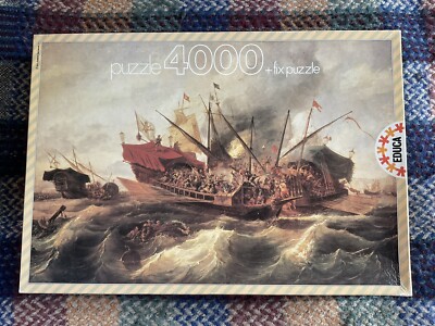Educa 4000 Teile Puzzle - Schlacht von Lepanto - Antonio de Brugada - NEU