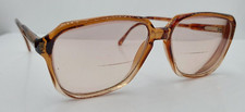Vintage Functional Brown Square Horn-Rimmed Sunglasses USA FRAMES ONLY