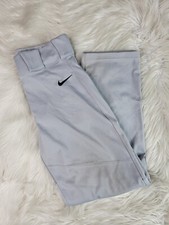 Nike Baseball Pants Youth XL Gray BSBL Elastic Waist Pockets