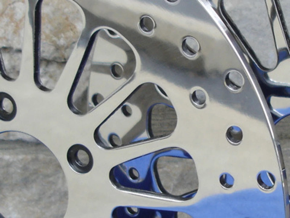 11.5 00-07 HARLEY BAGGERS FLT  FRONT PR DNA SUPER SPOKE BRAKE ROTORS FREE BOLTS - Image 4 of 4