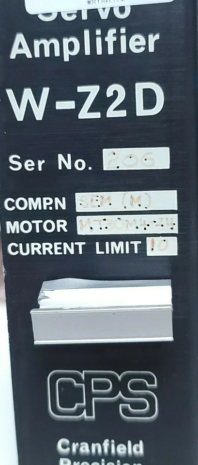 REPAIRED CPS W-Z2D SERVO AMPLIFIER CRANFIELD PRECISION SYSTEMS WZ2D - Image 3 of 4