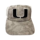 Top of the World University of Miami Hurricanes Grayed Out Mesh Hat New
