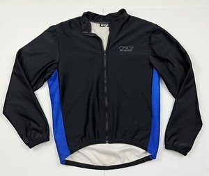 Vtg GT Bicycles Cycling Mountain Bike Jacket Thermo Fleece Lined Full Zip USA L