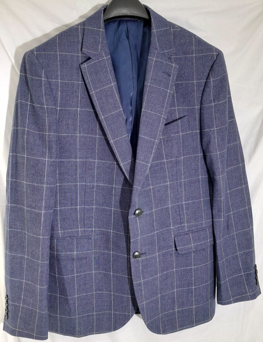 Vintage Blue Chester Barrie Mens Wool Jacket Size 44R | eBay UK