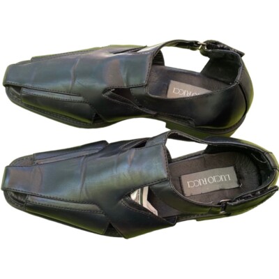 Black,shiny Lucio Ricci men casual sandal. Shoes | Blackshiny Lucio Ricci Men Casual Sandal | Poshmark main image 3