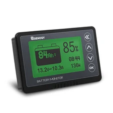 Renogy 500A Battery Monitor with Shunt, High and Low Voltage Programmable Alarm