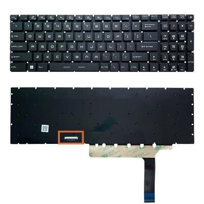 MSI GE76 Raider Keyboard RGB Backlit Black Fit for 10UE-11UE MS-17K3