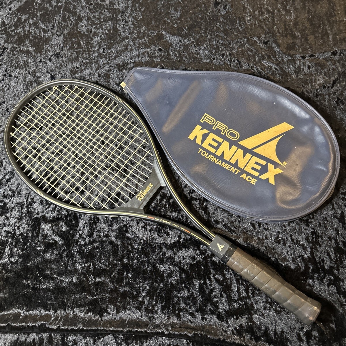 プロケネックステニスラケットBronze Ace graphite glass Pro Kennex Tennis Racquet Graphite Glass Mid Size Bronze Ace With