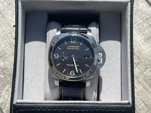 Panerai Luminor Marina 1950 3-Day Power Reserve PAM312 W/ Pape...