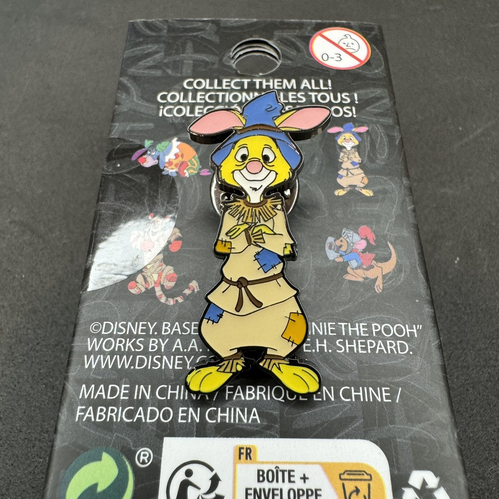 Disney Rabbit Halloween Costume Scare Crow Loungefly Enamel Pin Winnie The Pooh 