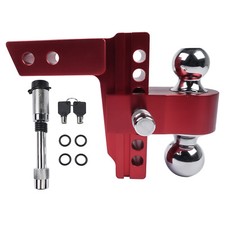 Adjustable Aluminum Alloy Trailer Hitch Fits 2 Receiver 6 Droprise Drop Hitch Adjustable Aluminum Alloy Trailer Hitch Fits 2 Receiver 6 Droprise Drop Hitch