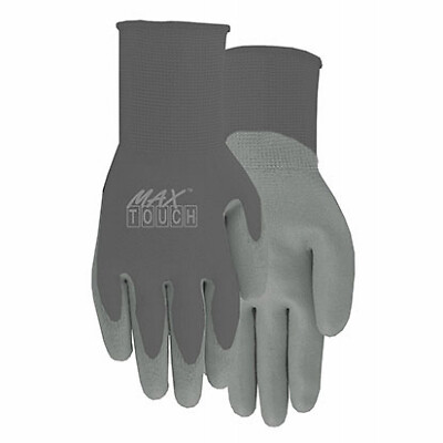 Midwest Quality Gloves 1701M Grip Gloves Max Touch L Black/Brown Black/Brown