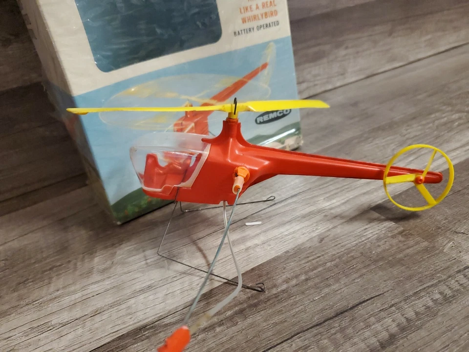 1965 REMCO ELECTRONIC STUNT COPTER WITH BOX RARE - Image 3 of 4