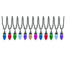 Gemmy Orchestra of Lights 24-Count Color Changing Multicolor LED C9 Lights