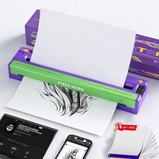 POSEIDON Bluetooth Tattoo Stencil Printer Wireless Thermal Transfer Machine