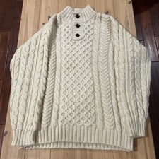 L.L.Bean XL IVO 264682 Sweater M wool Shetland Ireland