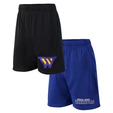 Ultra Game Youth NBA Golden St. Warriors Super Soft 2-Pack Basketball Shorts Set