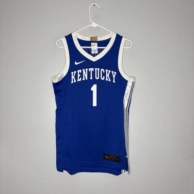 Nike Kentucky Wildcats Limited Elite Devin Booker #1 Basketball Jersey Sz Small - Image 1 of 4