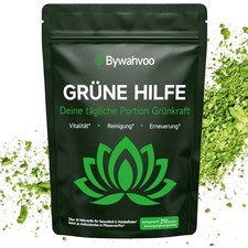 Entgiftungspulver Grün Superfood Pulver Detox Pflanzenpulver