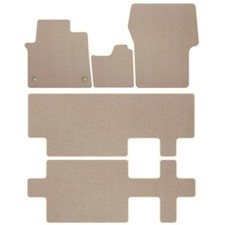 Veloursfußmatten für Opel Zafira Life ab Bj. 2019 9-Personen Passend BEIGE PREM