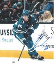San Jose Sharks Cam Lund  Autographed Signed 8x10 Photo COA #6