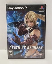 Death by Degrees PlayStation 2 PS2 CIB completo di demo Tekken 5 e manuale