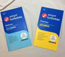 Intuit TurboTax 2024 Deluxe or Premiere Tax Software for Win/Mac