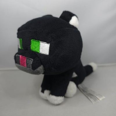 2016 Jinx Mojang Minecraft - Smoking Katze - Plüschtier Kuscheltier 6 Zoll schwarz/weiß Kätzchen