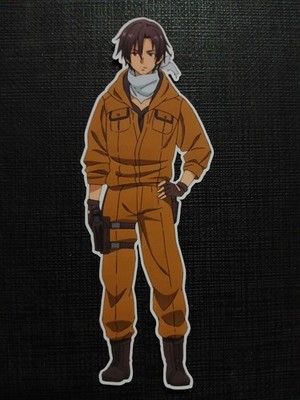Shinei Nouzen the Reaper from 86 Eighty-Six Glossy Sticker Anime Waterproof!
