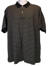 Nautica Polo Shirt Men's XL Striped Short Sleeve Casual Golf