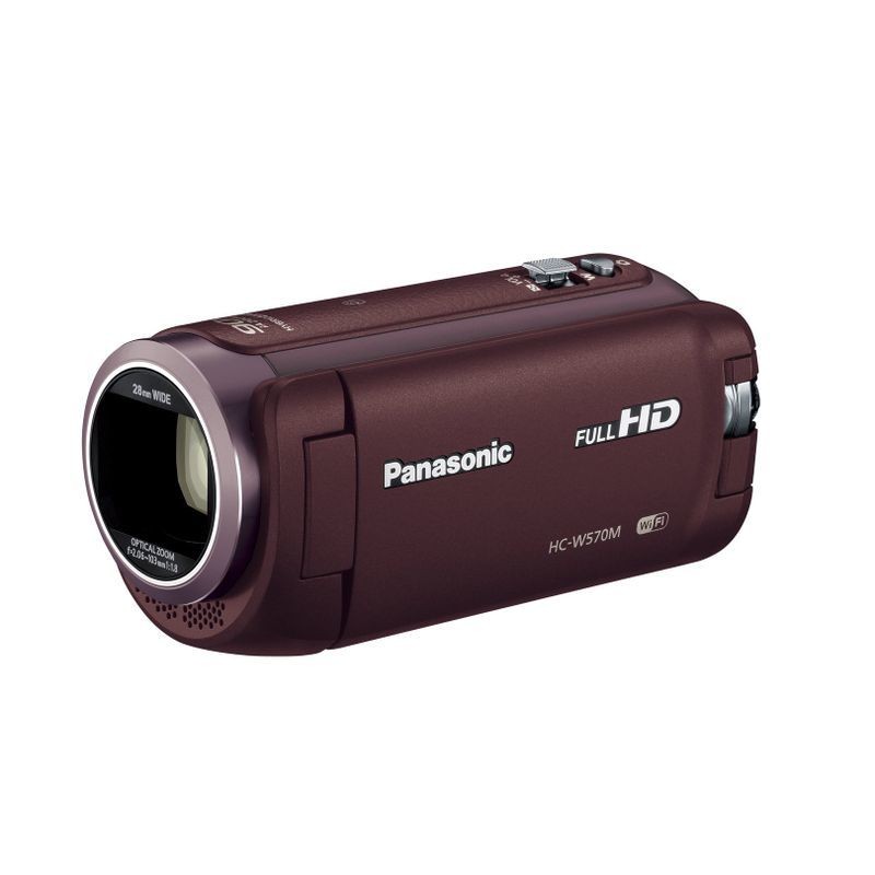 Panasonic製HC-W570M Panasonic HC-W570M HD Video Camera 90X Zoom Wipe Shot Brown