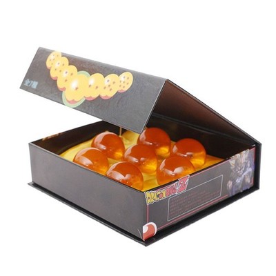 Dragon Ball Z 7 Dragonballs Set 3,5cm Kristallkugeln + Box Geschenk Anime