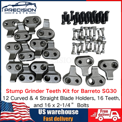 #ad #ad For BARRETO SG30 Stump Grinder Teeth Kit W 2 1 4quot; BOLTS Replace Grinder Teeth $179.00