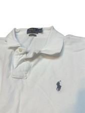Polo Ralph Lauren Shirt Men  s XL White Classic Fit Soft Cotton Blue Pony PREPPY