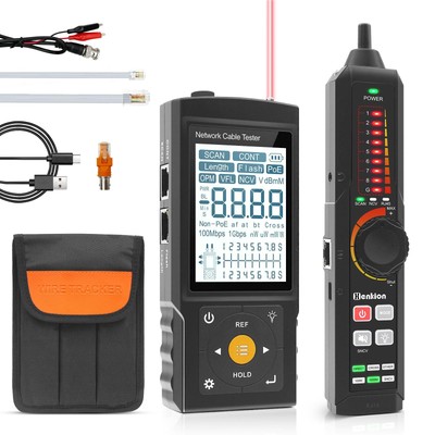 Multifunction RJ45 Network Caber Tester,Cable Tracer,Rechargeable Wire Tester...