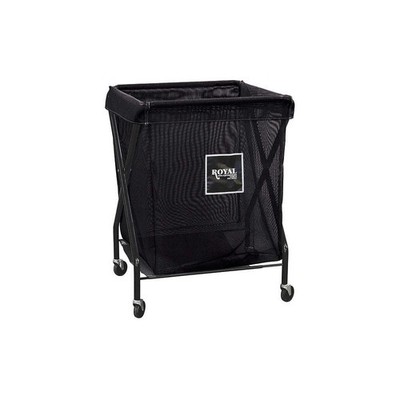 ROYAL BASKET TRUCKS G08-KKX-XMA-3ONN Hamper,35 1/2 in H,Black 48GF10