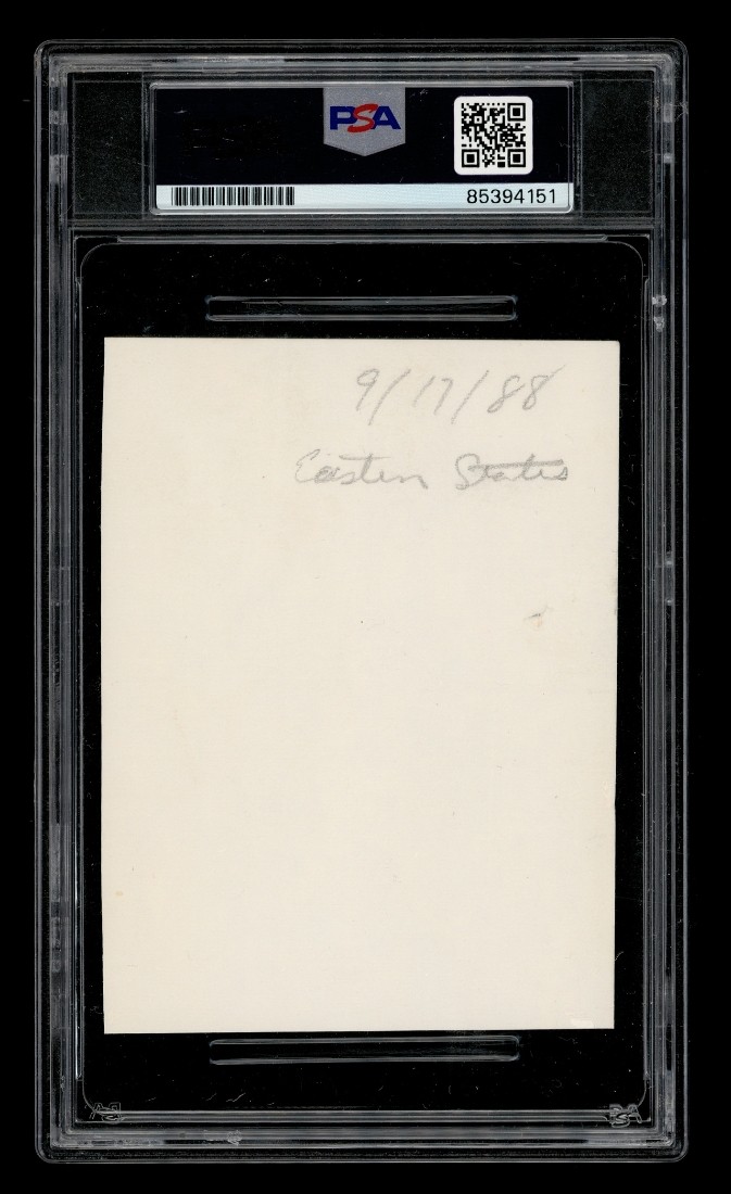 1988 Cut: Ted Williams Auto PSA AUTHENTIC AUTO view 2